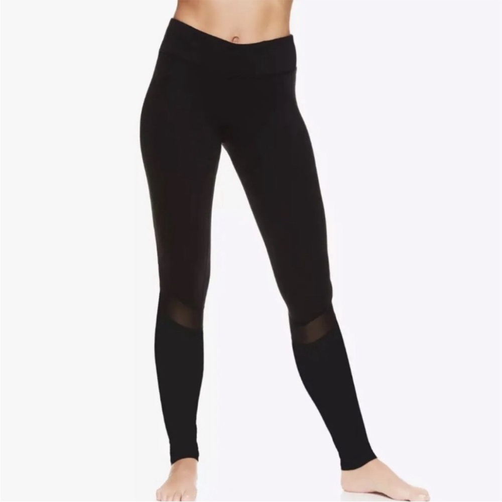 Gaiam Women Black Leggings
Size XL Workout Gym Sporty
Yoga Pilates Mesh Panels